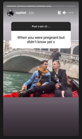 Sophie Turner Misses Baby Bump Shares Romantic Pic With Joe Jonas