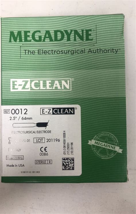 New Megadyne 12 E Z Clean Non Stick Ptfe Coated Electrosurgical