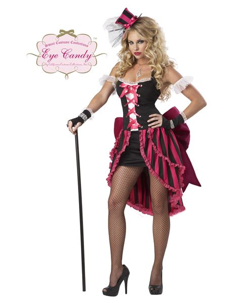 Parisian Showgirl Adult Womens Costume Holiday Burlesque Halloween