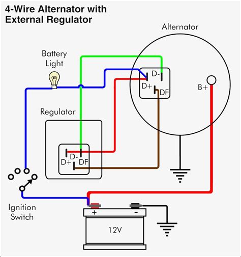 1 Wire Alternator Wiring Diagram Cadicians Blog