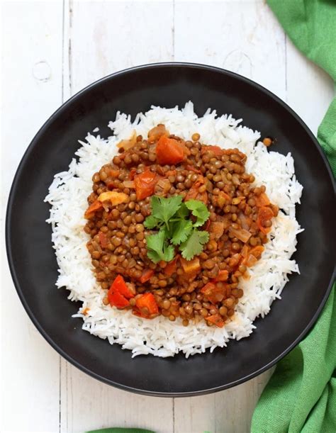 Vegan Richas Indian Kitchen Masala Lentils ~ Veggie Inspired