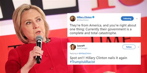 Hillary Clinton Fires Back At Trumps Racist Tweet To Aoc And Ilhan