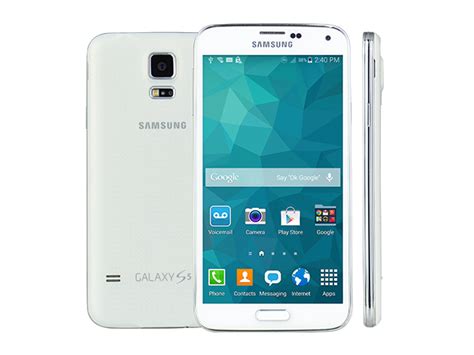 Samsung Galaxy S5 White And 1 Yr Unlimited Talk And Text From