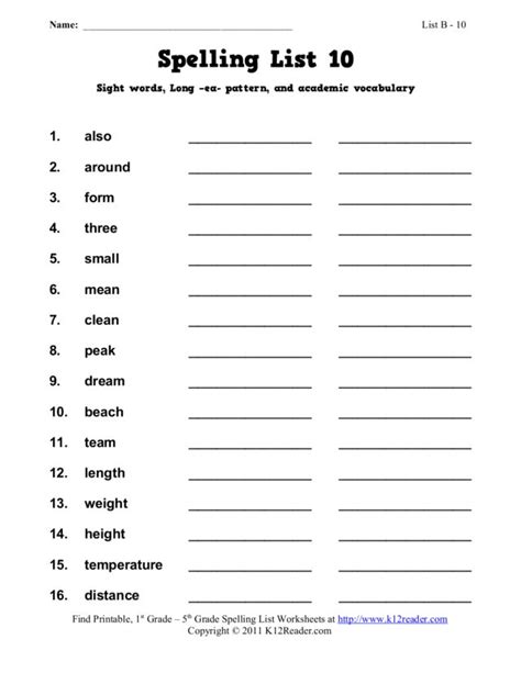 10th Grade English Vocabulary Worksheets 10th Grade English