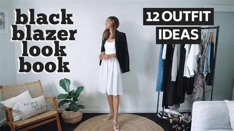 how to style blazers lookbook 1 black blazer 12 blazer outfit ideas trends