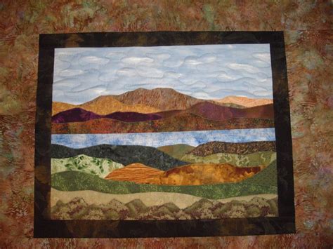 A Landscape Quilt I Made Landscape Quilts Landscape Art Quilts