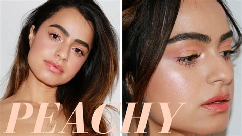 Angelic Peachy Glow Makeup Tutorial Youtube
