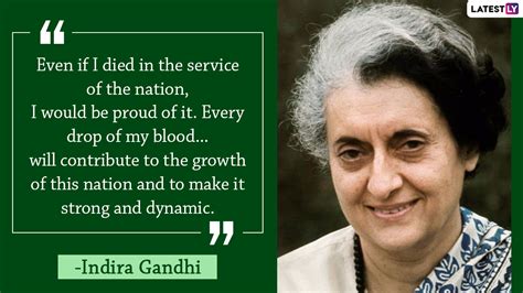 Indira Gandhi Death Anniversary 2020 10 Powerful Quotes By The First