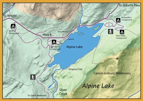 Lake Alpine Map