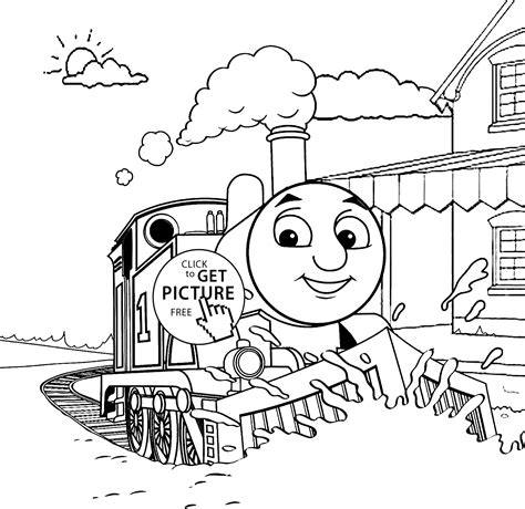 Printable Coloring Pages Thomas And Friends Thomas The Train And