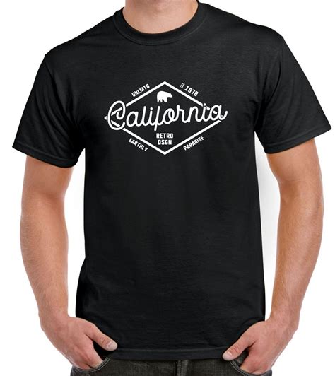 California Mens T Shirt Etsy Canada