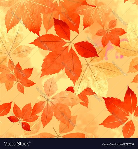 Fall Maple Leaf Tiled Wallpaper