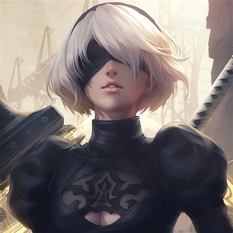 2048x2048 2b Nier Automata Ipad Air Wallpaper Hd Anime 4k Wallpapers Images Photos And Background
