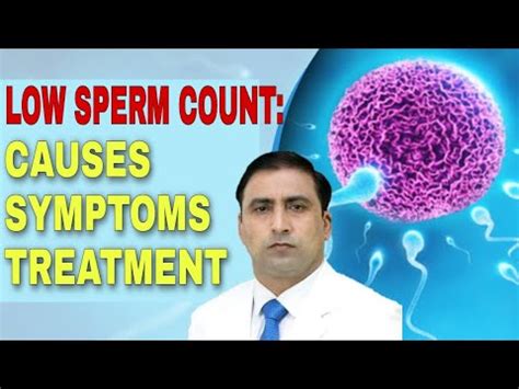 LOW SPERM COUNT CAUSES SYMPTOMS TREATMENT Dr Kumar Education