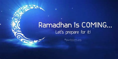 5 Persiapan Penting Dalam Menyambut Puasa Ramadhan