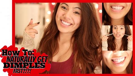 How to get face dimples is nothing one can do be accept and move on. HOW TO NATURALLY GET DIMPLES FAST?!?! - YouTube