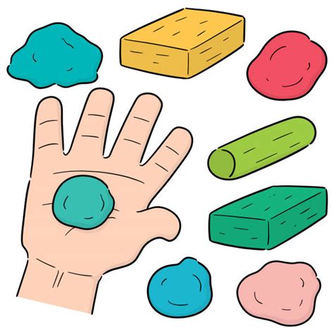 Clip Art Of A Modeling Clay Illustrations Royalty Free Vector Graphics
