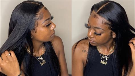 very detailed frontal wig install for beginners youtube