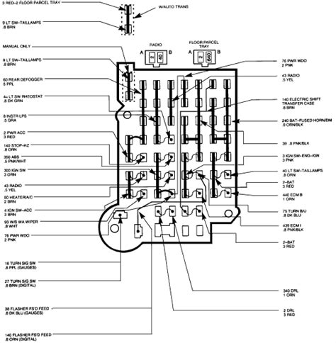 Wiring Diagram Blazer S10 1994 Aux Like Rear Defog Etc Not Found In