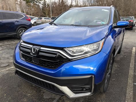 New 2020 Honda Cr V Touring In Aegean Blue Metallic Greensburg H08053