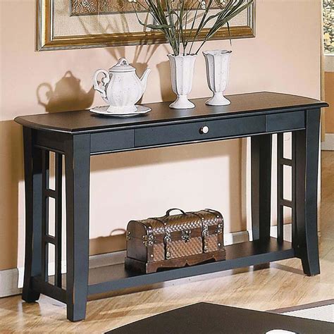 On top of our low prices, we offer free shipping on most items and no sales tax (some. Steve Silver Cassidy 1 Drawer Sofa Table | A1 Furniture ...