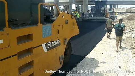wdt media tv hagley park road improvement project paving continue on the road way youtube