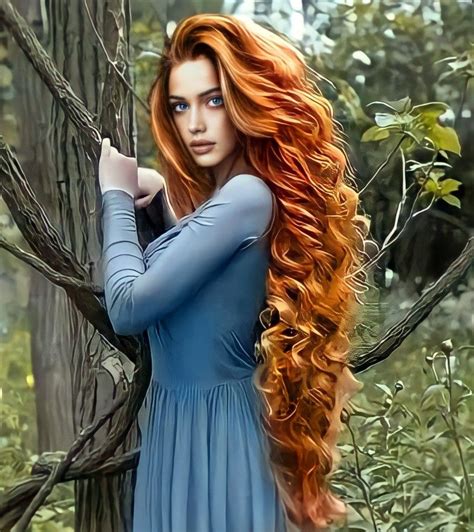 Petricore In The Forest Red Haired Beauty Beautiful Red Hair Long Red Hair