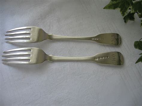 Antique Silver Forks Silver Forks From Regency England
