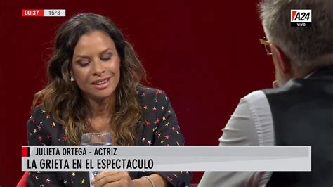 Y grondona también en contra. Julieta Ortega habla de la situación del país con ...