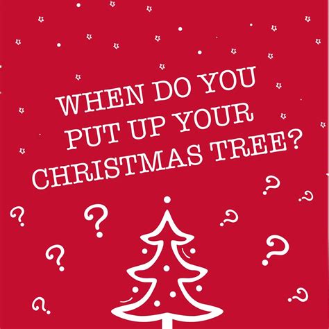 When Do You Put Your Christmas Tree Up Y955
