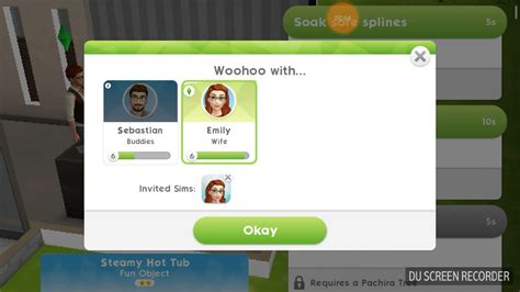 How To Woohoo In Hot Tub Sims Moblie Youtube