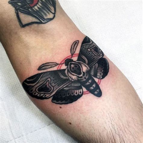 90 Moth Tattoos For Men Nocturnal Insect Design Ideas