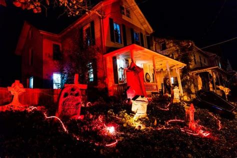 Annville Homes Halloween Decorations Spook Some Residents