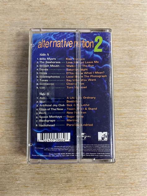 Mtv Alternative Nation 2 Cassette Tape Original Compilation Hobbies