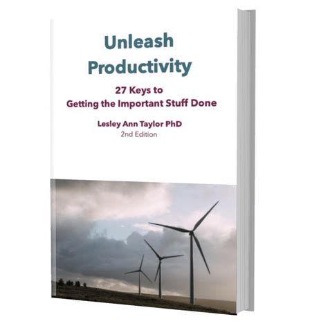 Unleash Productivity 27 Keys To Getting The Important Stuff Done