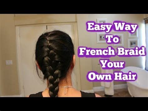 French braids are easy to do if you perform on someone else's hair. French, Hair tutorials and Hair on Pinterest