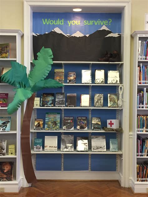 Would You Survive Middle School Book Display Library