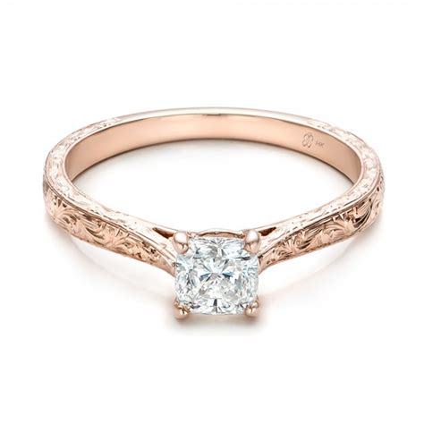 Maybe you would like to learn more about one of these? Custom Rose Gold Solitaire Diamond Engagement Ring #101618 ...