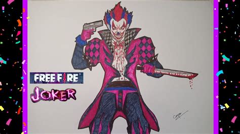 Garena free fire has more than 450 million registered users which makes it one of the most popular mobile battle royale games. วาดชุดโจ๊กเกอร์ เกมฟีฟาย drawing joker (free fire) - YouTube