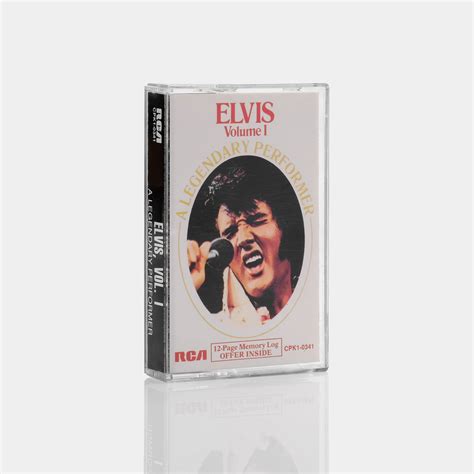 elvis presley a legendary performer volume 1 cassette tape