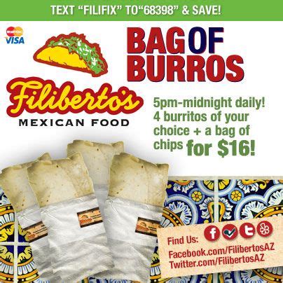Mexican in downtown encinitas area. Filiberto's Ad Design | Ad design, Chip bags, Mexican food ...