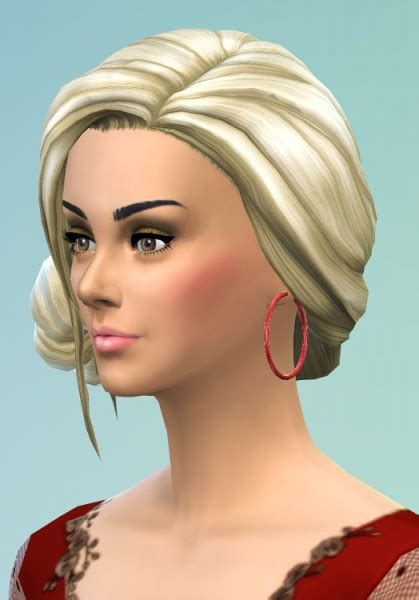 Sims 4 Hairs Birksches Sims Blog Bun On My Side Hair