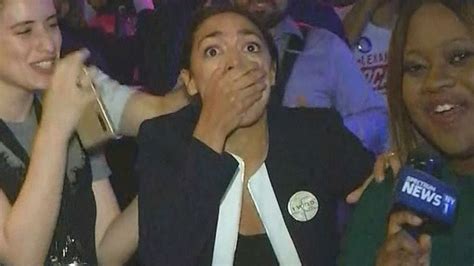 See Moment Ocasio Cortez Realized Victory Video Business News