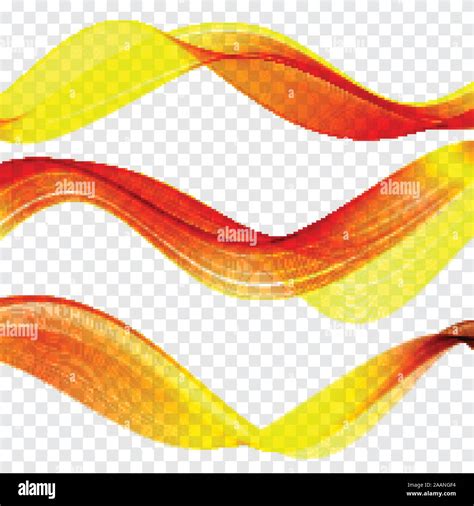 Abstract Red And Yellow Waves Stock Vector Image And Art Alamy