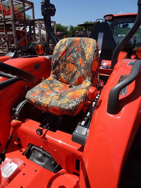 Durafit Seat Covers Kubota Tractor L3301 L3901 L4701 In Orange Camo