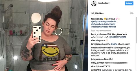 Tess Holliday Postpartum Selfie Body Positive Photo