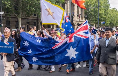 Light Horse Troop Members Participate At 2019 Australia Day Parade In