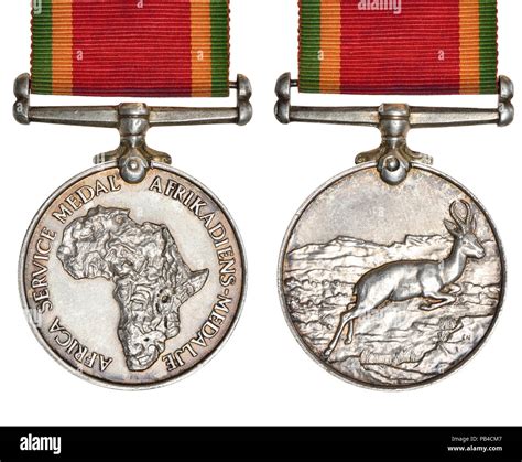 The Africa Service Medal South African Campaign Medal For Service