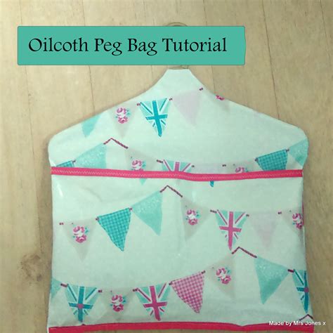Home Sew A Peg Bag Tutorial Vinyl Projects Sewing Projects Projects To Try Clothes Pins