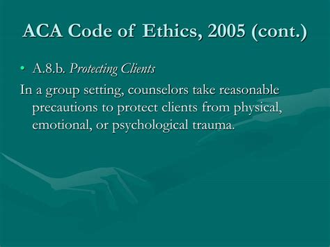 PPT - Ethical Issues in Group Counseling by Tiffany Bates, M.A., LPC